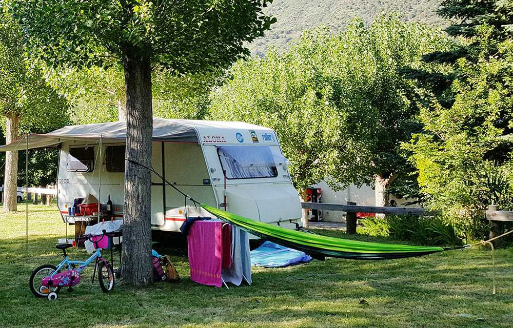 segueix la ruta verda de campings de lleida